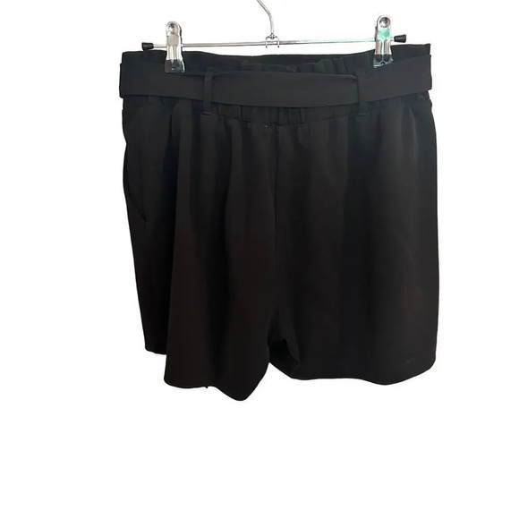 Maurice's Black‎ Shorts High waisted Belted Paperbag - Picture 2 of 7